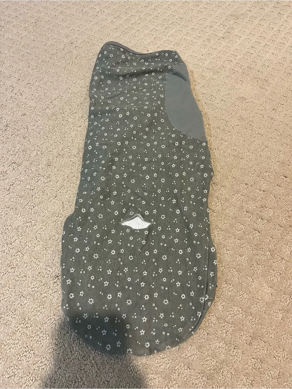 SwaddleMe Olive Green Star Print Sleep Sack